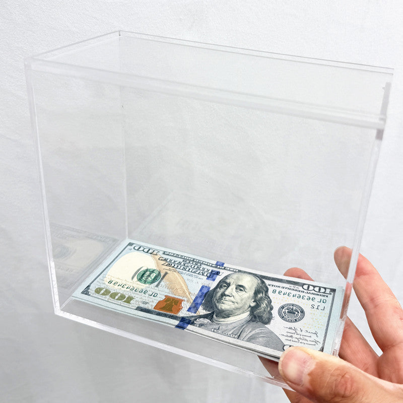 Clear Acrylic Money Saving Challenge Box