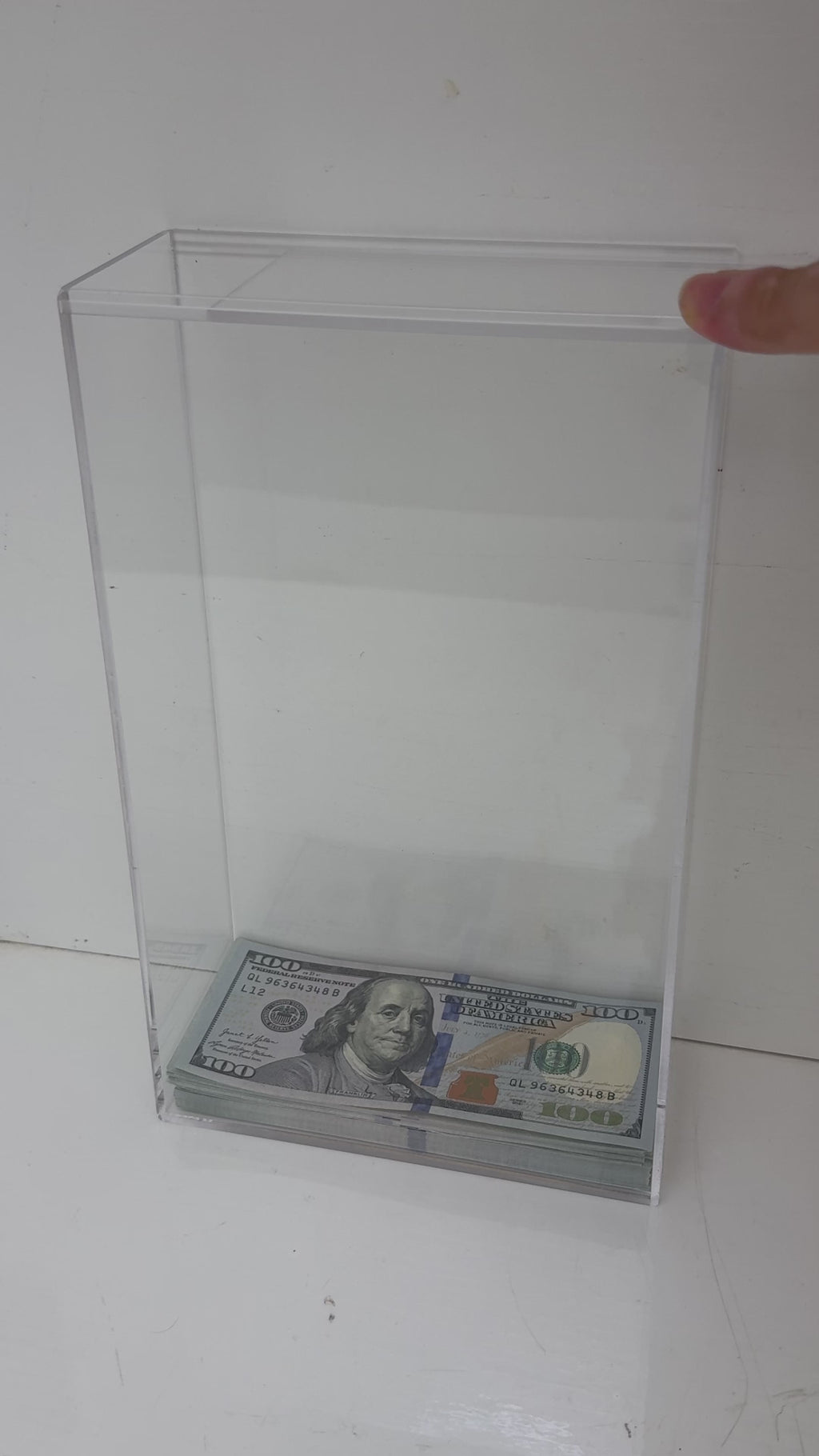 Clear Acrylic Money Saving Challenge Box